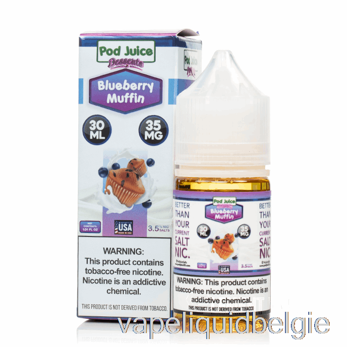 Vape België Bosbessenmuffin - Peulensap - 30ml 55mg